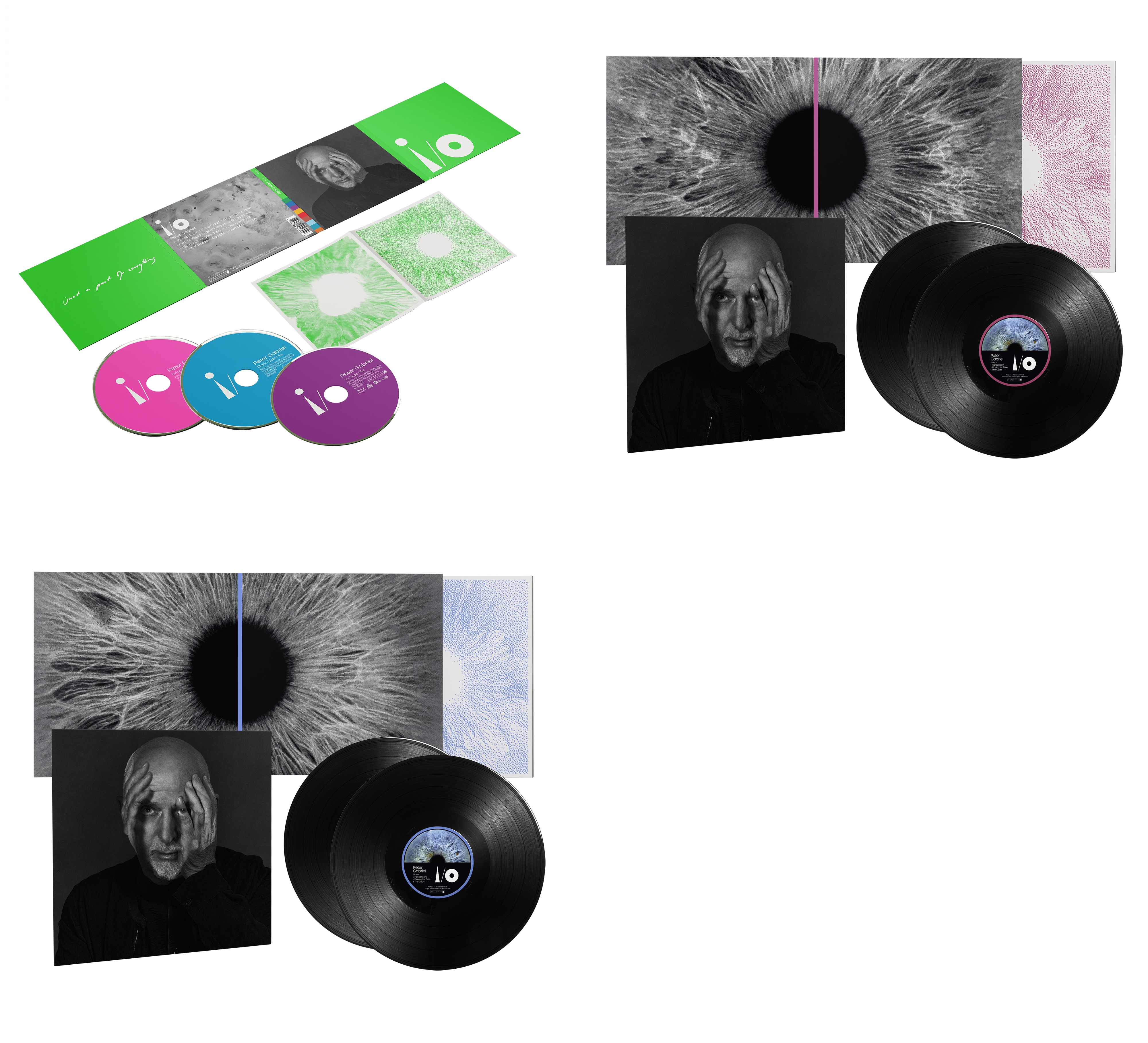 i/o 2CD/Blu-ray & Bright/Dark-Side vinyl bundle